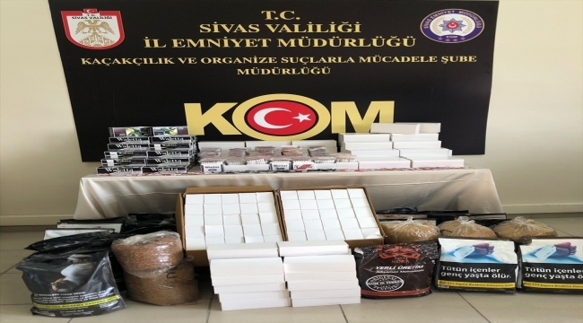 46 kilogram kaçak tütün ele geçirildi