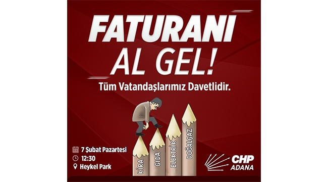 CHP, bugün zam protestosu düzenleyecek