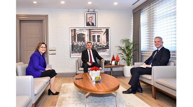 GÜL VE ŞAHİN VALİ ELBAN’I ZİYARET ETTİ