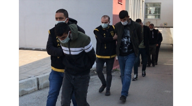 Hırsızlık şüphelisi 10 zanlı yakalandı