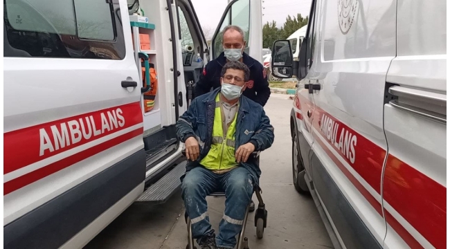 İşçi servisi şarampole yuvarlandı:40 yaralı