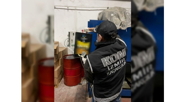 Kaçak akaryakıt imalathanesine baskın