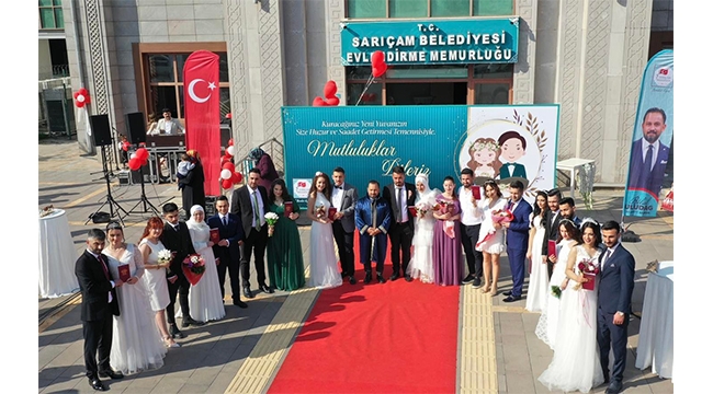 SARIÇAM’DA 14 ŞUBAT'TA 14 NİKAH