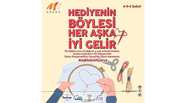 “Sevgiliye” hediyeler üreten Kadınlardan!
