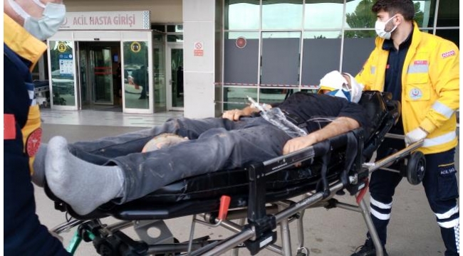 Yolda yürüdüğü esnada bıçaklı saldırıya uğradı
