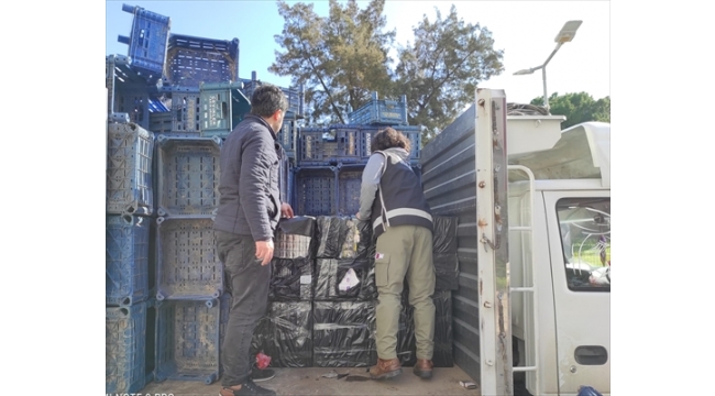 17 bin 450 paket kaçak sigara ele geçirildi