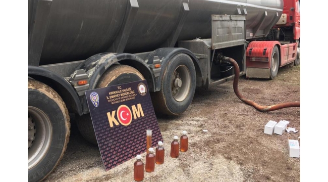 26,5 ton kaçak akaryakıt ele geçirildi
