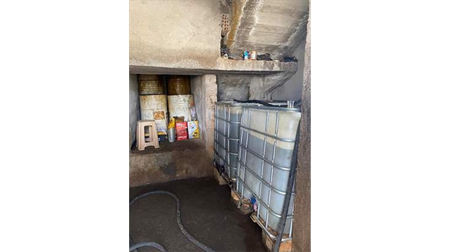 3 bin 450 litre kaçak akaryakıt ele geçirildi