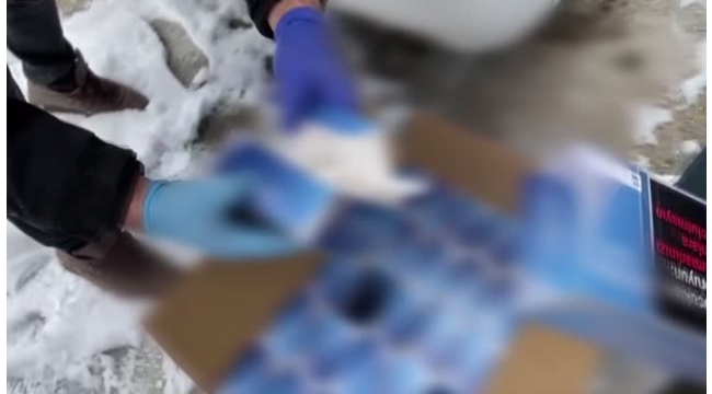 430 bin bandrolsüz makaron ele geçirildi