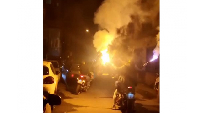 Asker eğlencesi için yolu kapattılar!