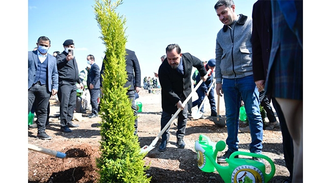 BAŞKAN ULUDAĞ FİDAN DİKTİ
