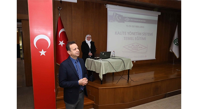 Çukurova Üniversitesi personeline ‘Kalite Yönetim Sistemi’ eğitimi