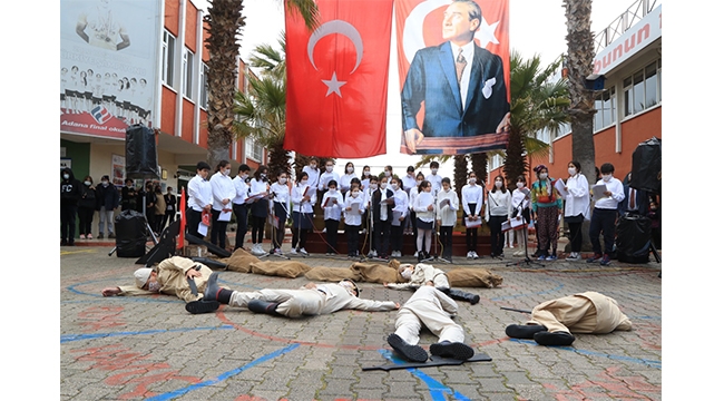 Final Okullarında Çanakkale ruhu yaşatıldı