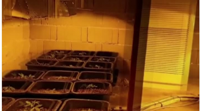 İş yeri deposunda uyuşturucu üretimi!
