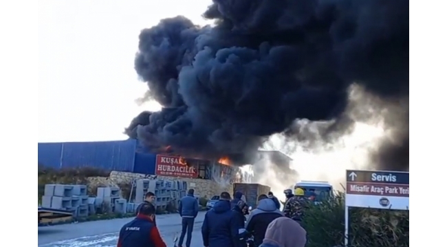 Isınmak için yaktıkları ateş yangın sebep oldu!