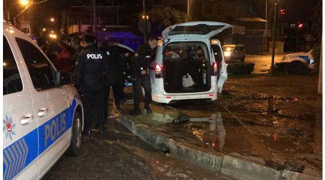 Polisten kaçarken kaza yaptılar!