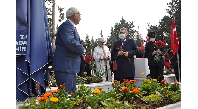 Şehitlerimizi dualarla andık