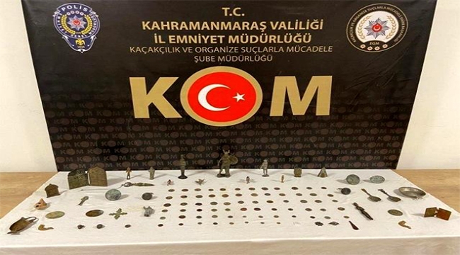 Tarihi eser niteliğinde 109 parça ele geçirildi