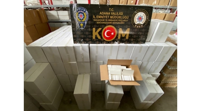 10 milyon 534 bin 500 makaron ele geçirildi