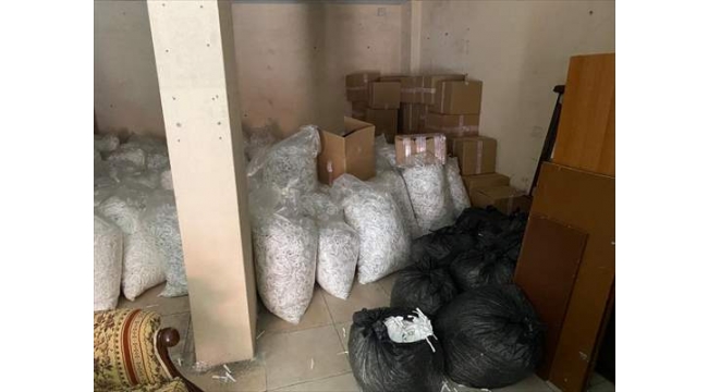 17 milyon 555 bin makaron ele geçirildi