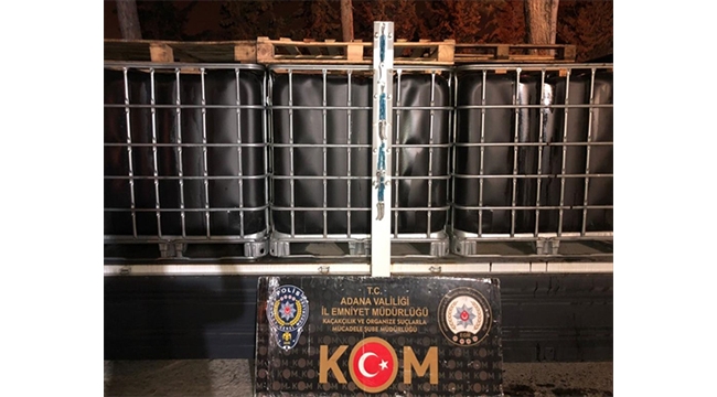 8 bin 200 litre kaçak akaryakıt ele geçirildi
