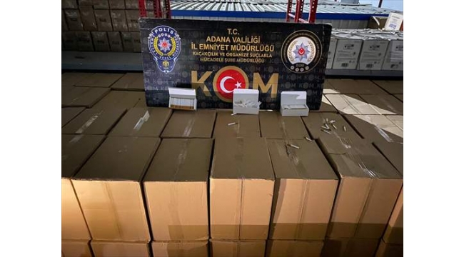 8 milyon 690 bin makaron ele geçirildi