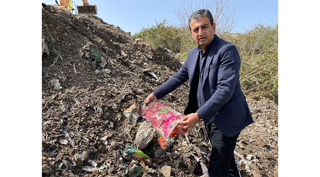 CHP’Lİ BULUT, PLASTİK ÇÖPLERİ GÖRÜNTÜLEDİ