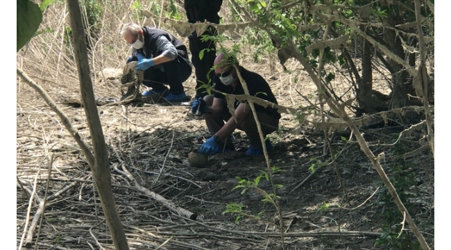 Nehir yatağında insan kafatası bulundu