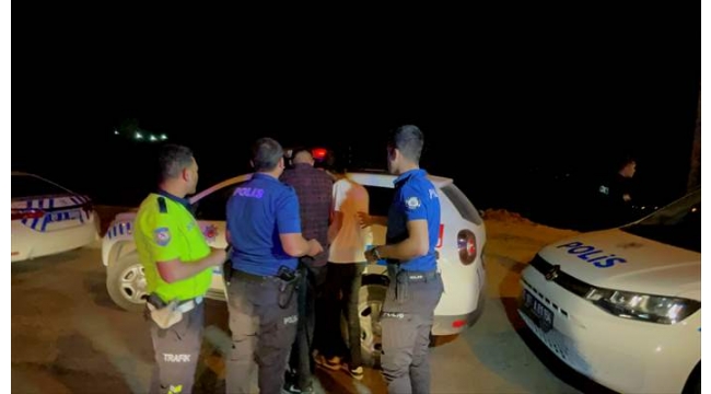 3 şüpheli kovalamaca sonucu yakalandı