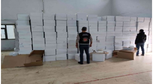 4 milyon 100 bin makaron ele geçirildi