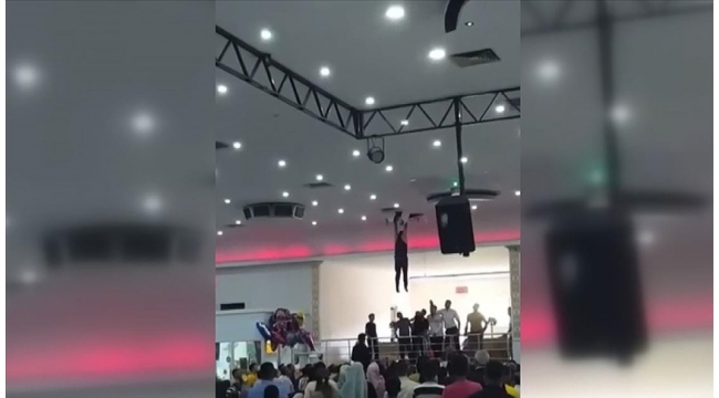 Düğün salonunda ilginç olay