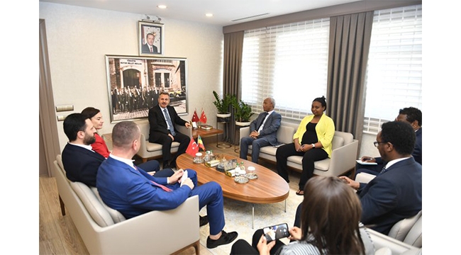ETİYOPYA ANKARA BÜYÜKELÇİSİNDEN VALİ ELBAN’A ZİYARET