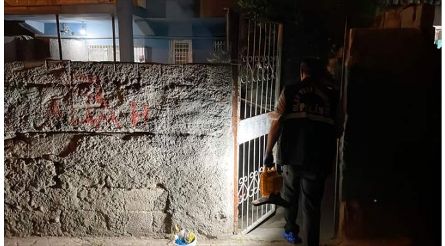 Evin avlusunda silahlı saldırı