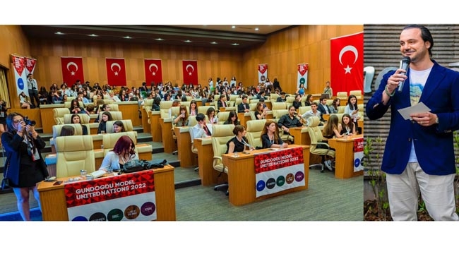 GÜNDOĞDU-MUN'DA DÜNYA MESELELERİ KONUŞULDU