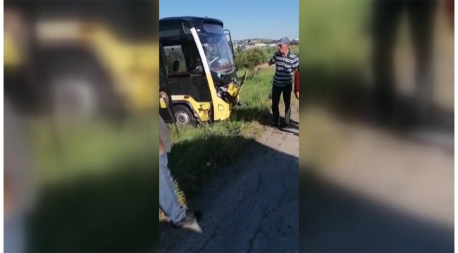 İETT otobüsü yoldan çıktı