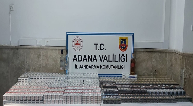 Kaçak 1590 paket sigara ele geçirildi