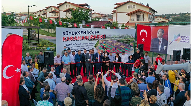 Karahan Sağlıkçılar Parkı açıldı