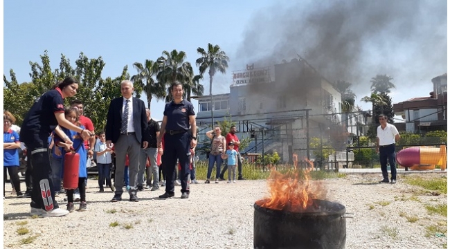 Özel çocuklar itfaiyeci oldu