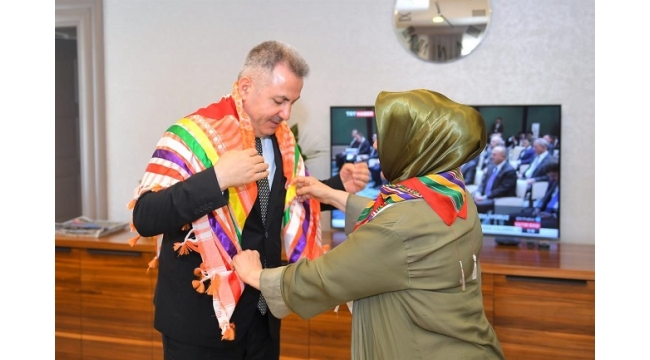 Türkmenler Vali Elban’ı ziyaret etti