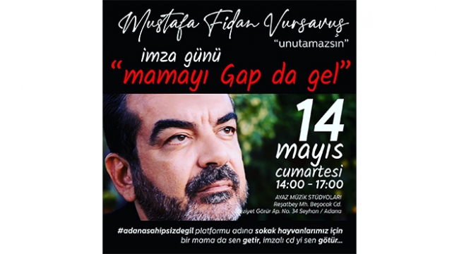 Vursavuş’tan imza günü