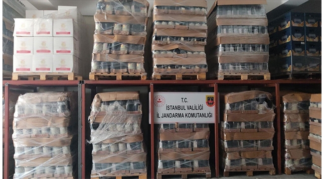 16 bin litre sahte alkol ele geçirildi