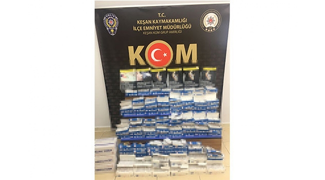 27 bin 800 adet makaron ele geçirildi