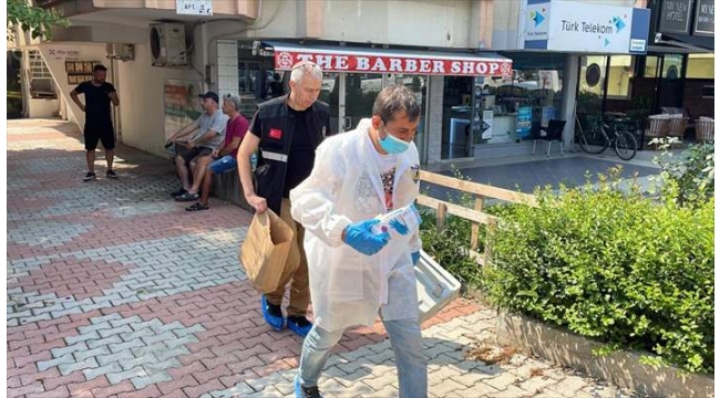 Apartman girişinde ölü bulundu