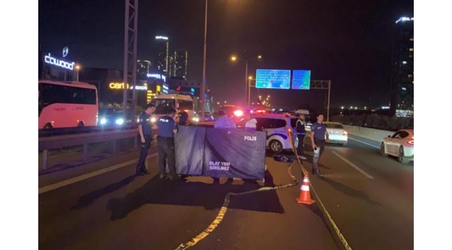 Basın Ekspres yolunda feci kaza:1 ölü