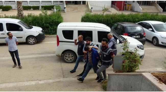 Cinayet zanlısı yakayı ele verdi