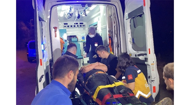 Dengesini kaybetti, 10 metre uçurumdan aşağı düştü