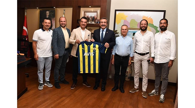 Fenerbahçeliler Başkan Çetin’i ziyaret etti