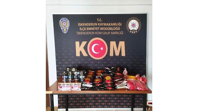 Gümrük kaçağı 10 bin makaron ele geçirildi