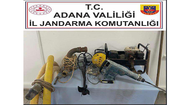Kaçak kazı yapan 7 şüpheli suçüstü yakalandı
