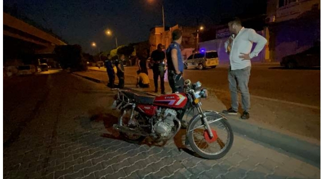 Motosiklet çalıntı,plaka sahte çıktı